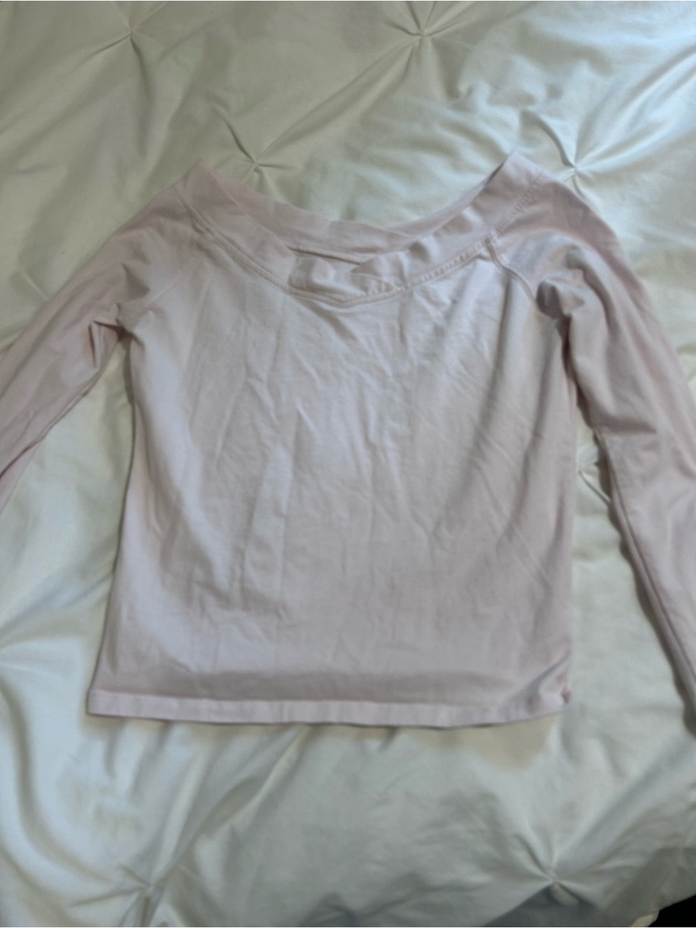 Harlow Light Pink Long Sleeve Women's Top